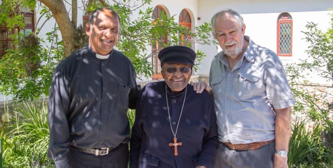 Rev. Ediwn Arrison, Archbishop Emeritus Desmond Tutu, Prof. John de Gruchy