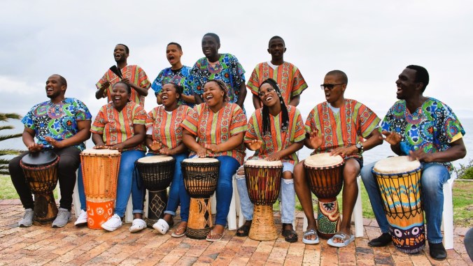 The VYLTP drummers of Hermanus